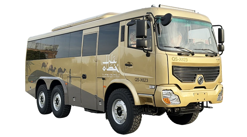 30 Seats Dongfeng 6x6 Off Road Passenger Bus factory